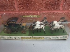 Brumm Historical 19th C Horsedrawn Carriage with 4 Horses - 1/43 Scale BOXED