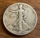 1944 Walking Liberty Half Dollar - VF – 90% Silver – WWII Era U.S. Coin