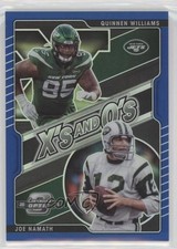 2021 Contenders Optic Blue Prizm 25/99 Joe Namath Quinnen Williams HOF 0q84
