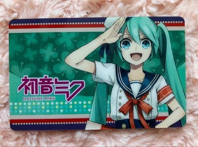 Hatsune Miku Vocaloid Fan Proof Card