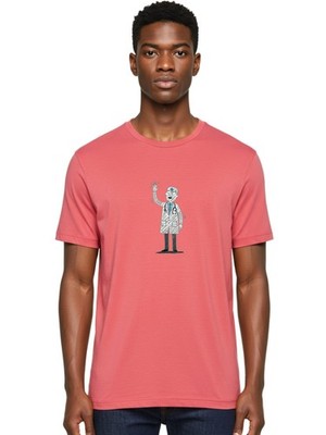 Doctor-Waving Mens Graphic Tee, 100% Cotton, Casual Summer Wear