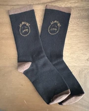 🌵🌵 CACTUS JACK Travis Scott Socks • Black/Brown • Size Large • Brand New