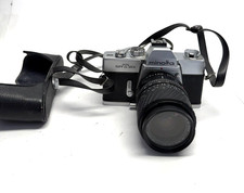 VINTAGE Minolta SRT 201 35mm SLR Film Camera w/ Sigma UC Zoom Lens Made in Japan