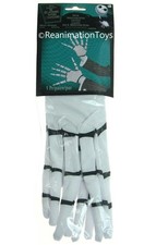 Nightmare Before Christmas Jack Skellington Correct Thin Long Finger Gloves New