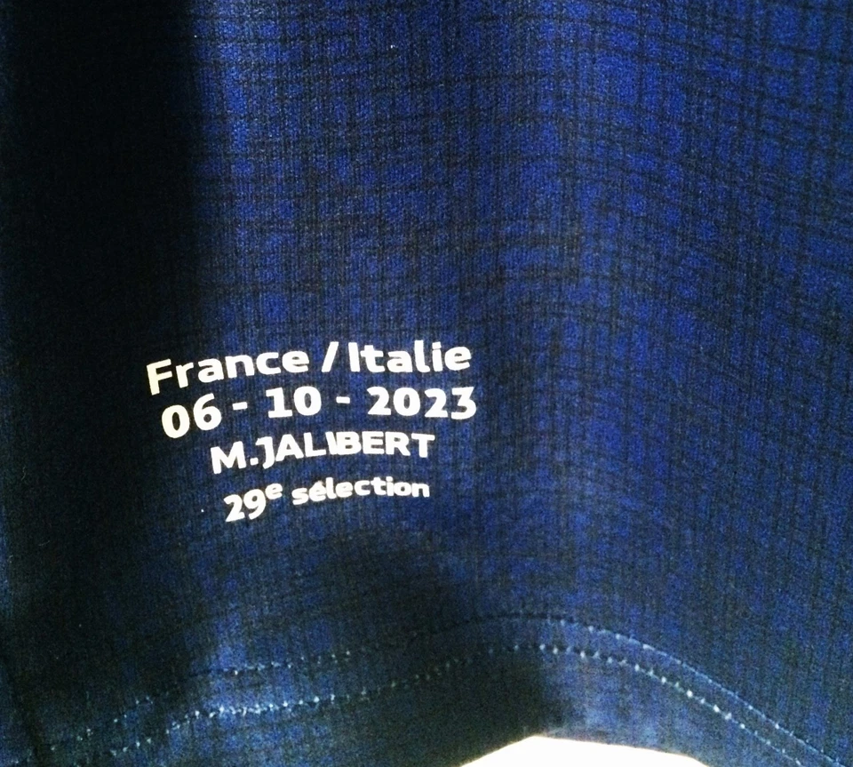 Maillot rugby no porté Matthieu JALIBERT FFR 2023 - RWC  - FFR UBB - Photo 4/4