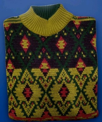 Herren Pullover Langarm Wolle Halber Kragen Lupen