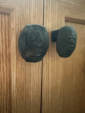 Rustic Cabinet Knob Reclaimed Metal Wrought Iron Drawer Pull Vintage Style