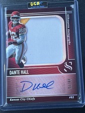2025-26 Nfl PANINI Silhouette  Dante Hall Auto Patch /75 Chiefs