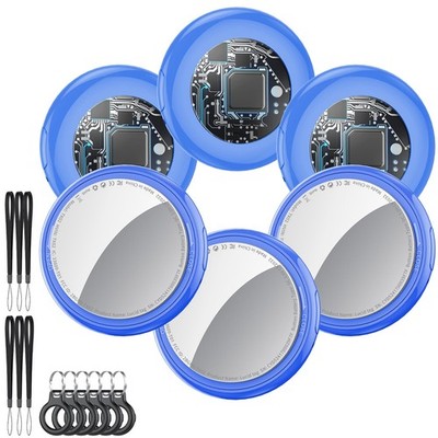Air Tracker Tags 6 Stück Blau, Bluetooth Item Finder Kompatibel mit Apple Find M