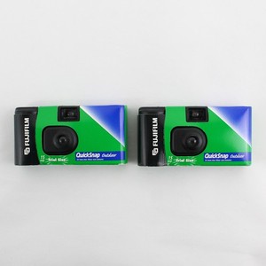 2 Fujifilm QuickSnap Outdoor 15 Exposure Trial Size Disposable Cameras 2002-03