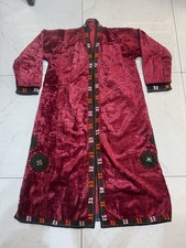 Turkmen handmade caftan, turkoman robe clothes costume, vintage Jacket
