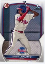 2023 Bowman Prospect Rookie Justin Crawford #3 PHillies
