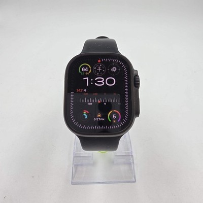 GPS Only Apple Watch Ultra 2 49MM Black Titanium Black Sport Band MX4V3LW/A