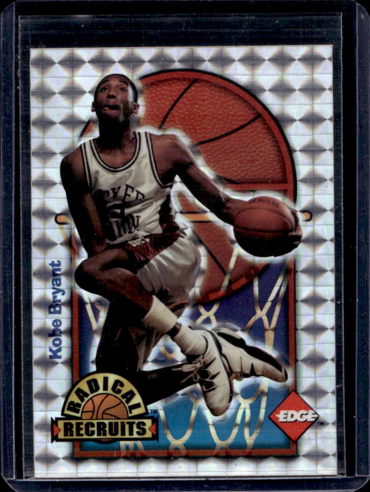 1996 Collector's Edge Rookie Rage Kobe Bryant Radical Recruits Holofoil #/2500