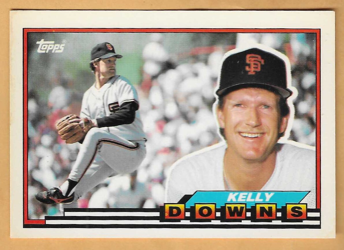 KELLY DOWNS SAN FRANCISCO GIANTS #112 - TOPPS BIG 1989