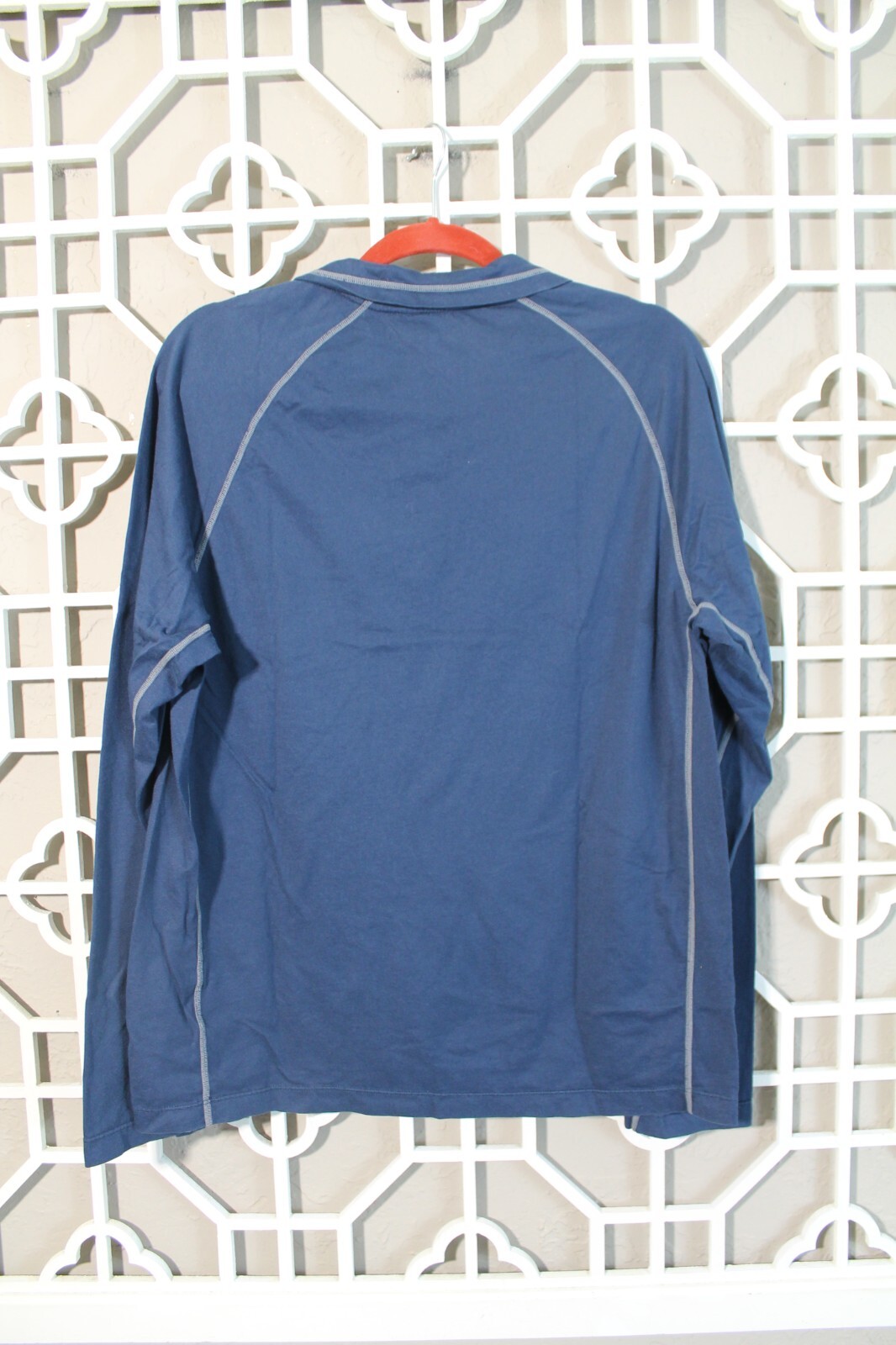 Cloudveil Pullover Mens L Large Blue Quarter Zip … - image 13