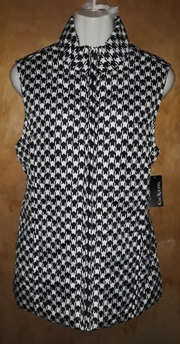 Belk Kim Rogers Puffer Vest Zip Front 2 
