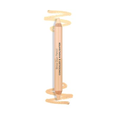 Universal Brow Duo Pencil 2 in 1 Creamy Highlighter and Concealer Tool