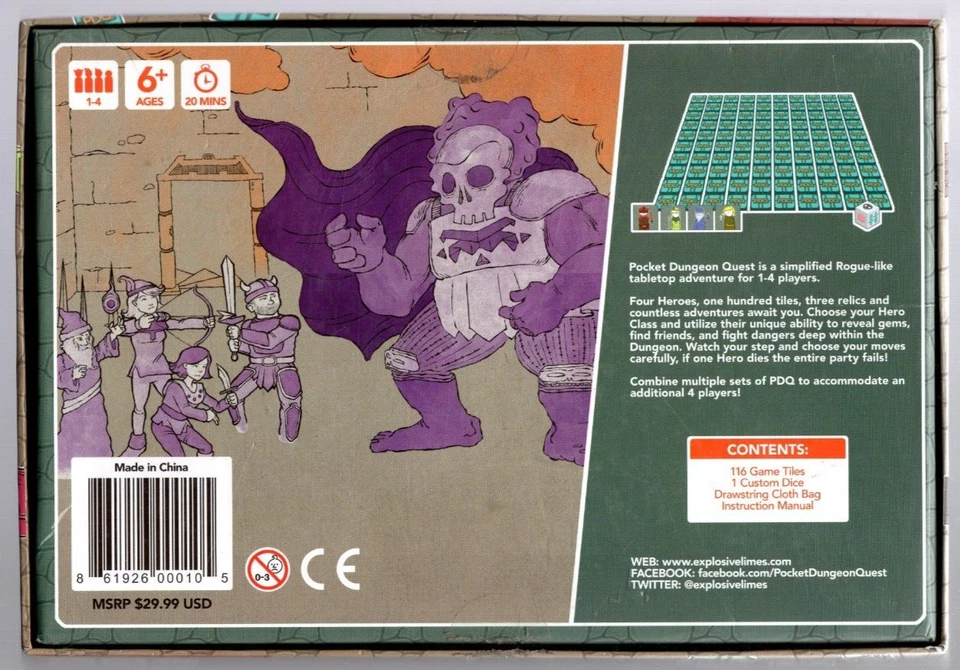 Pocket Dungeon Quest: A Game by Jeff Dehut (2014, Jeff Dehut) - Image 2 of 2