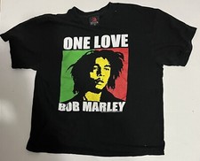 One Love Bob Marley 1X Zion Black T-Shirt