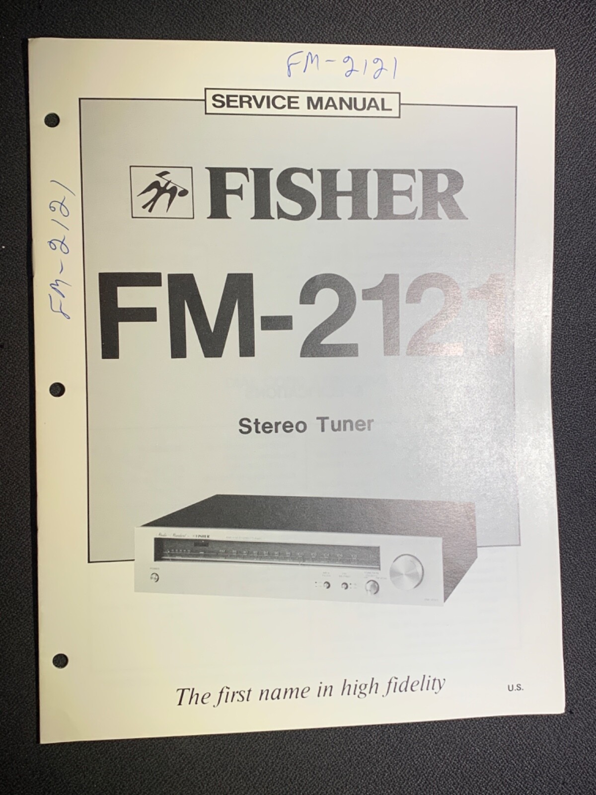 Fisher FM-2121 Vintage AM/FM Stereo Tuner for Audio Enthusiasts