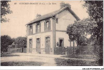 AUTO-AAEP7-76-0628 - GUEURES-BRACHY - der Bahnhof