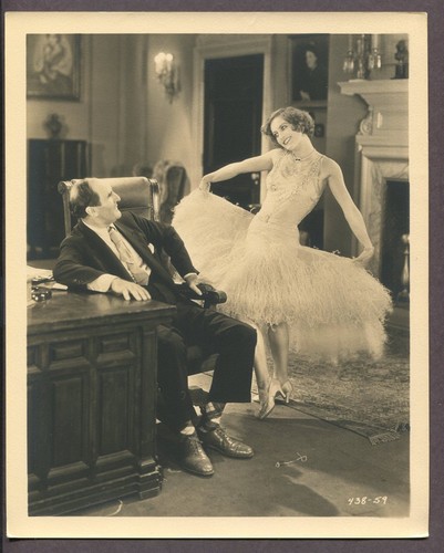 Joan Crawford Pre-Code Film Risque Photo Flapper Showgirl Linen Mounted ...