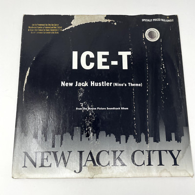 Vintage ICE T Vinyl Record New Jack City Hustler PROMO DJ Copy 12'' 1991 90s
