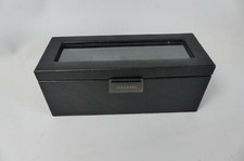 Image of Stackers Glass 4 Watch Box Black