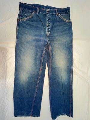 VTG 50S 60S MENS 35 X 28 DENIM BIG MAC WORK JEANS PANTS | eBay