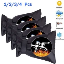 1-4Pcs Winter Faucet Cover Water Hose Bib Spout Protector Outdoor Garden Tool US