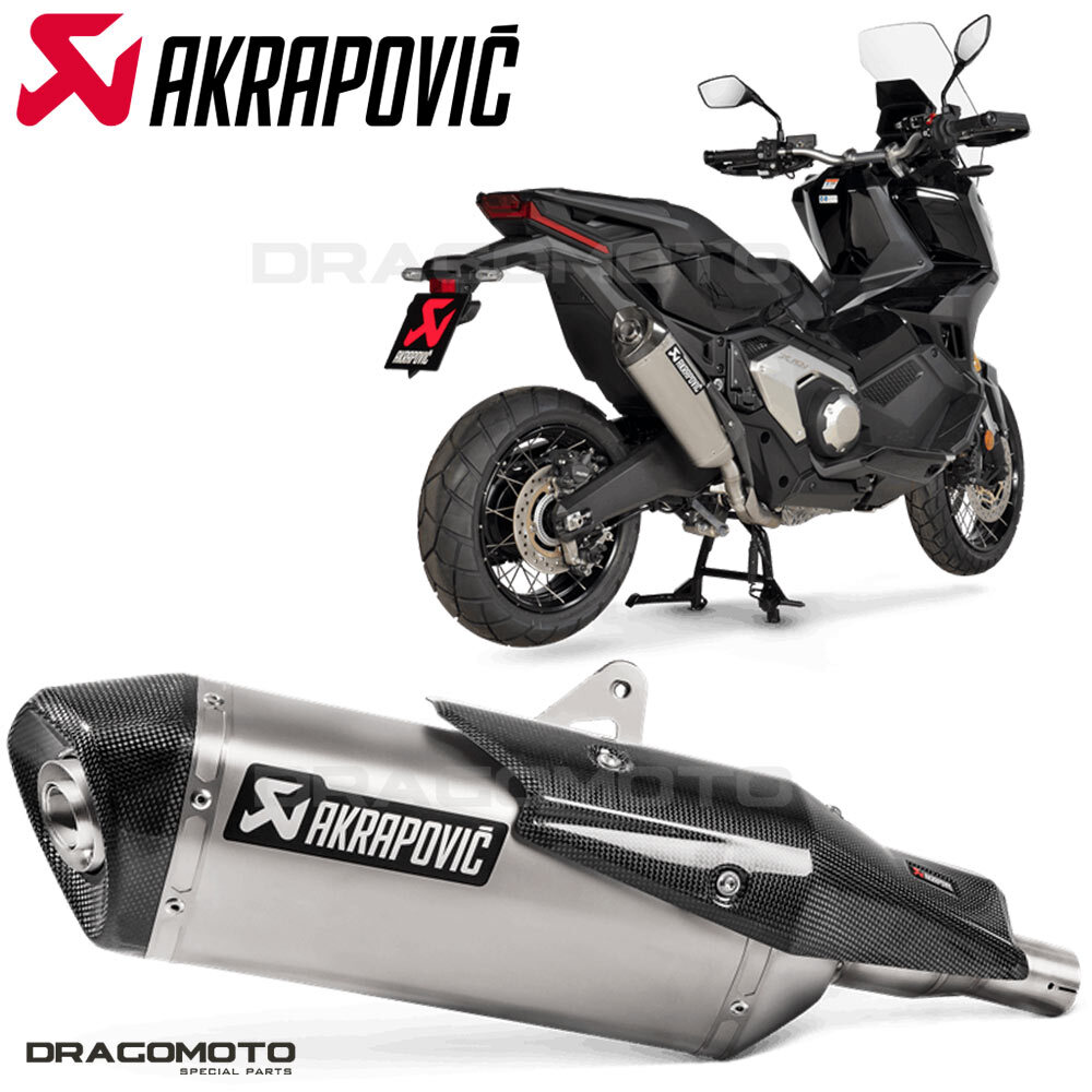 HONDA X-ADV 750 FORZA 2017-2023 Pot échappement AKRAPOVIC Titane S