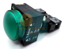 Siemens 3SB3400-1PC, Green AC / DC Lamp holder LED with Lamp