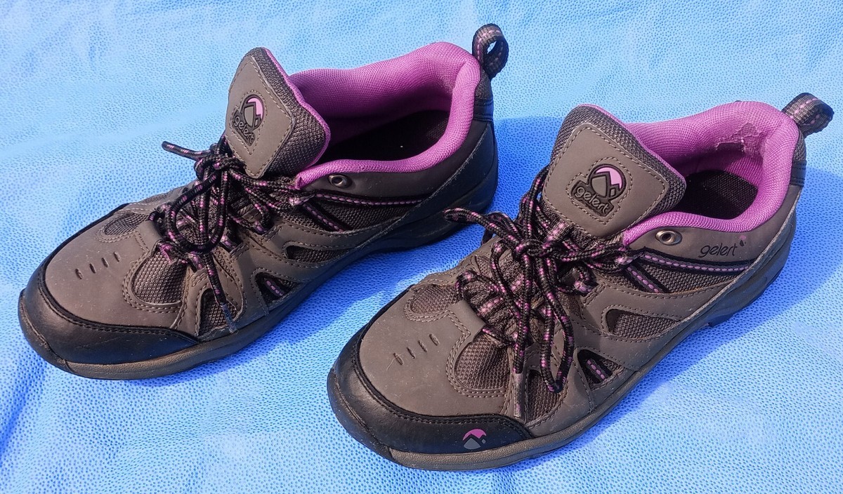 Gelert Ladies Ottawa Low Charcoal/Purple Walking Shoes/Boots (Size UK 5-EU  38)