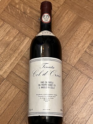 1 Flasche Tenuta Col d'Orcia 1979