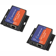 2PCS Serial RS232 to Ethernet TCP IP Server Converter Module USR-TCP232-302
