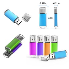 30PCS USB 2.0 Flash Drive Memory Sticks Storage Blank Media 2G 4G 8G 16G 32G 64G