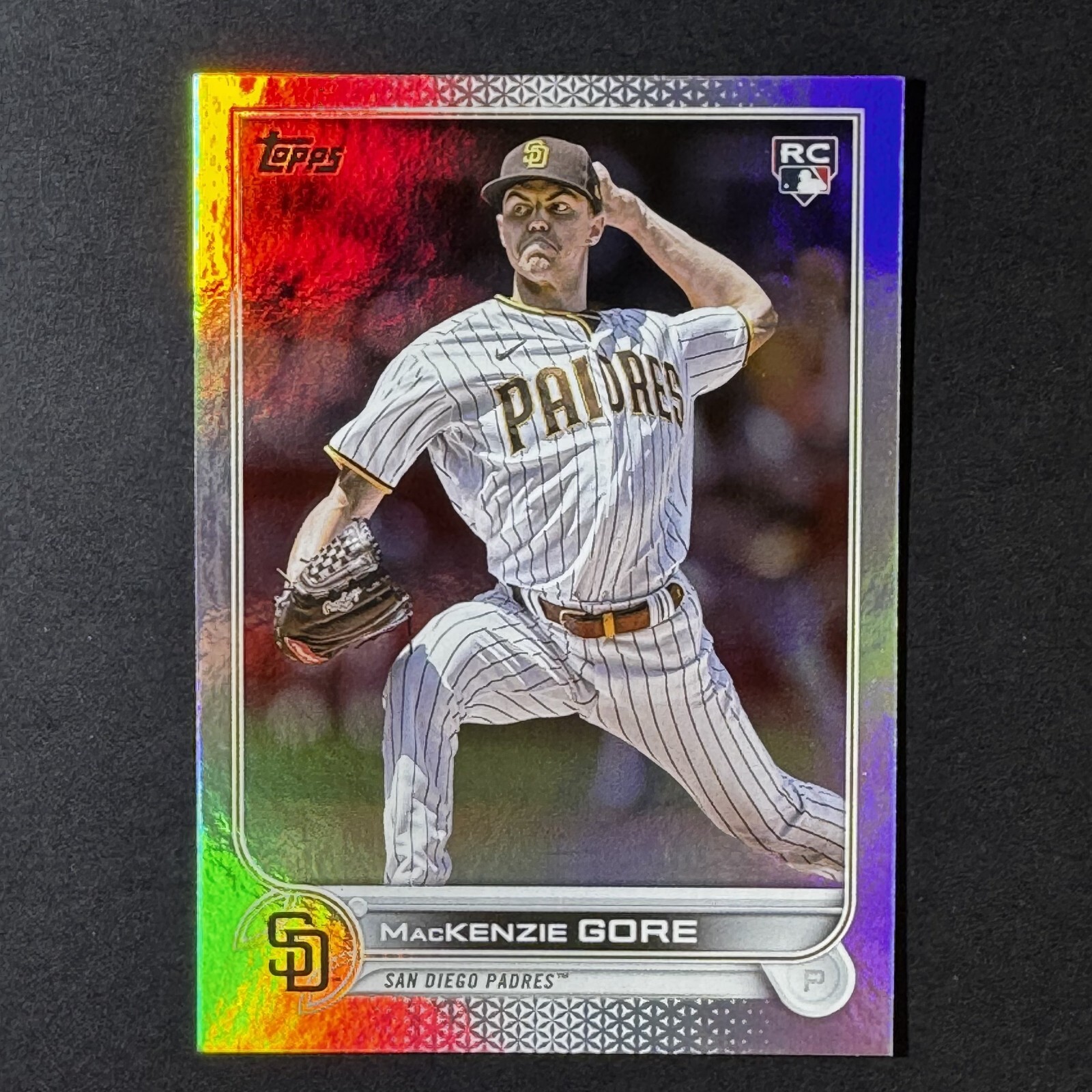 MACKENZIE GORE Rookie Rainbow Foil 2022 Topps Update Series #US81 (RC)