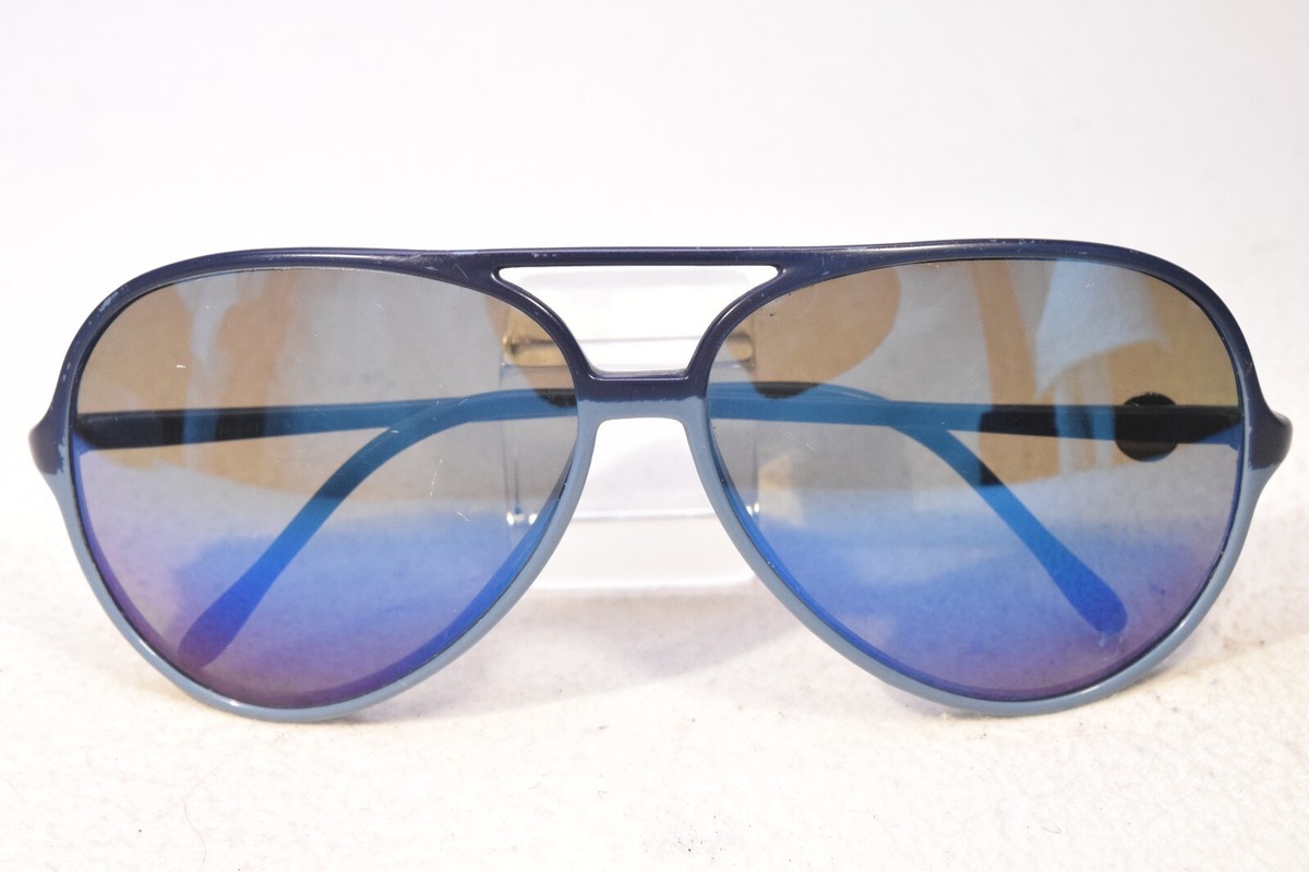 VINTAGE I SKI BLUE MIRRORED AVIATOR SUNGLASSES ITALY | eBay display picture 1