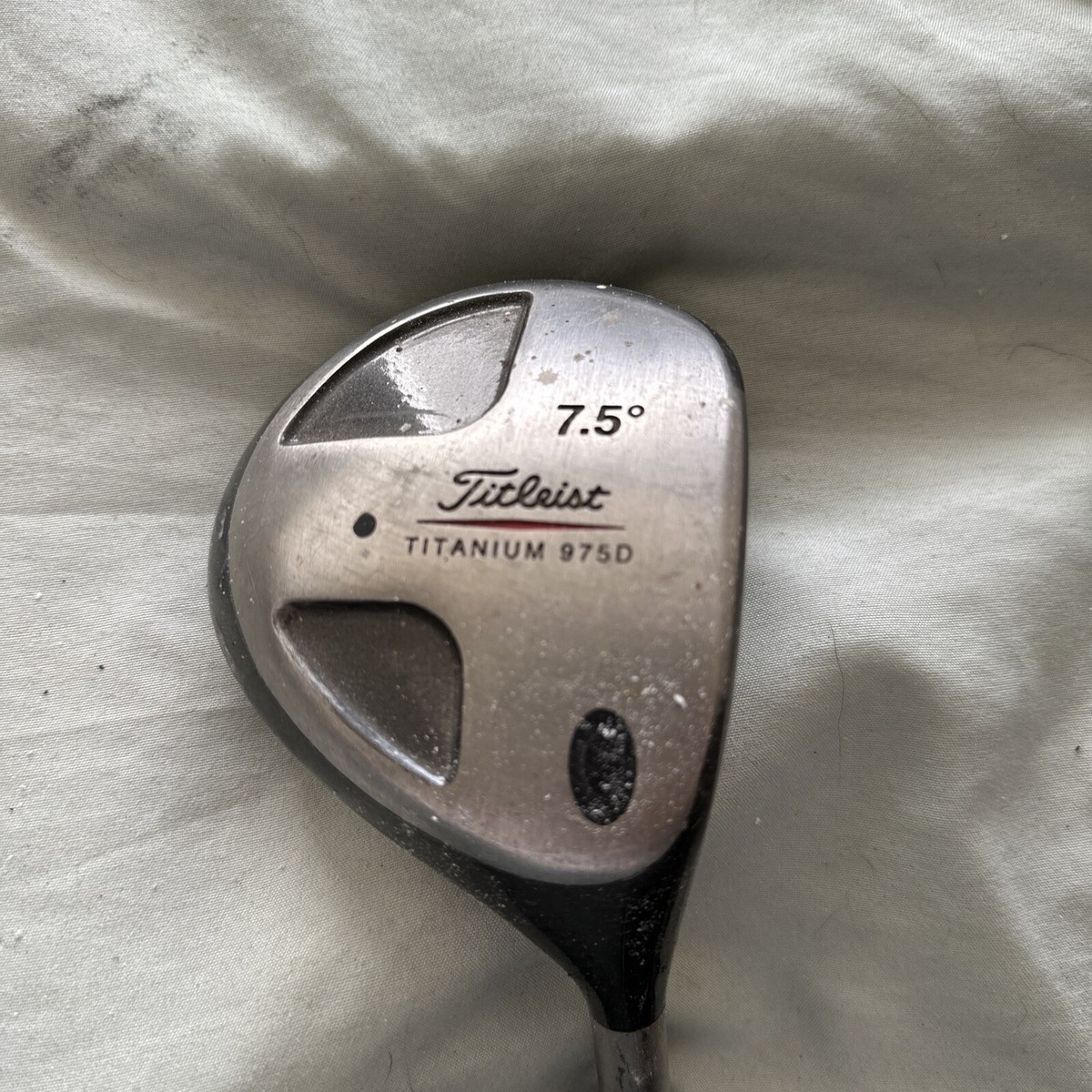 Titleist Pro Titanium 975D 7.5 RH Driver w/ HeadCover Proforce 65
