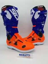 STIVALI SIDI CROSSFIRE 3 SRS  LIMITED EDITION  ARANCIO FLUO BLU