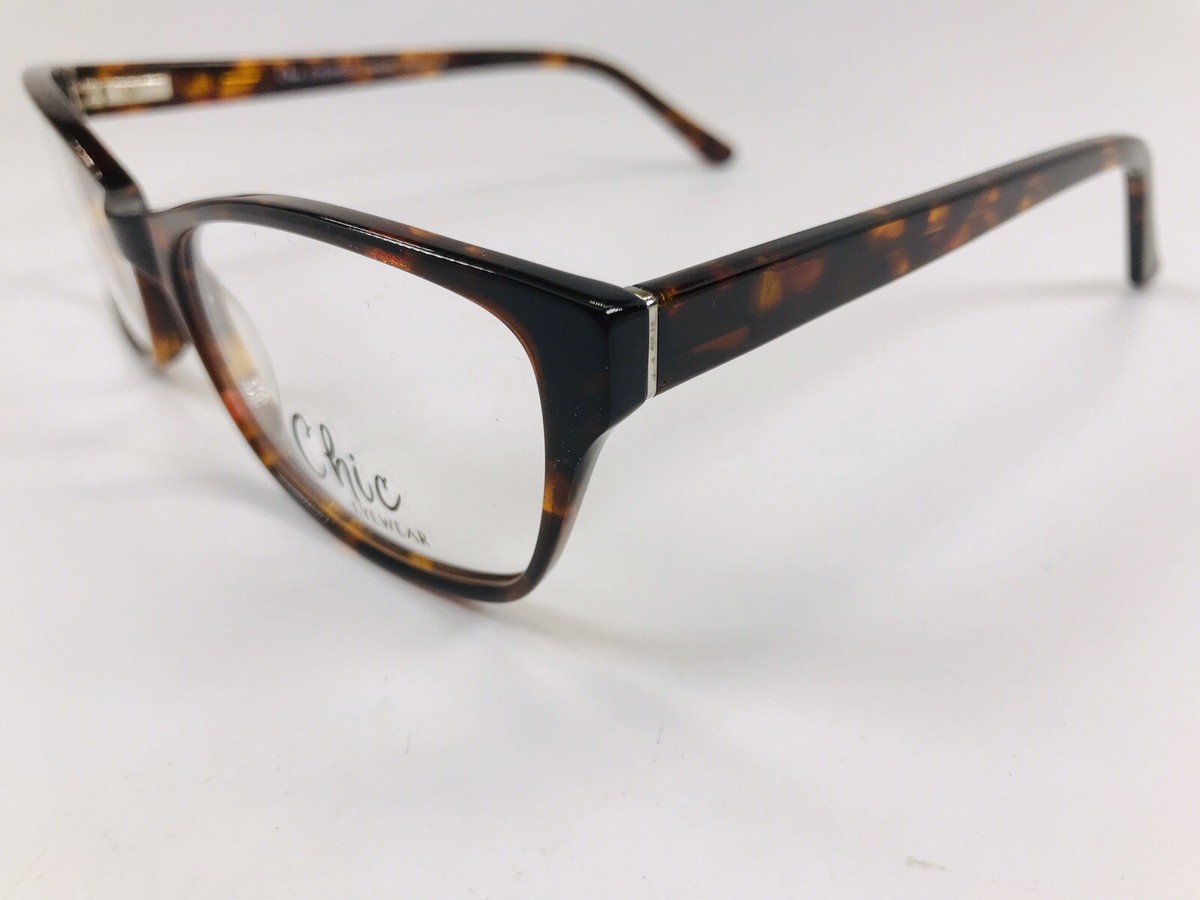 New Chic Tortoise CINDY Eyeglasses 57mm with Case For The Stylish Large Woman New Chic Tortoise CINDY Eyeglasses 57mm with Case For The  main image 2