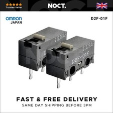 2x Genuine Japanese Omron D2F-01F Mouse Micro Switches