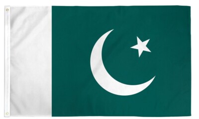 Pakistan 3x5ft Flag of Pakistan Pakistanis Flag 3x5 House Flag 100D FABRIC