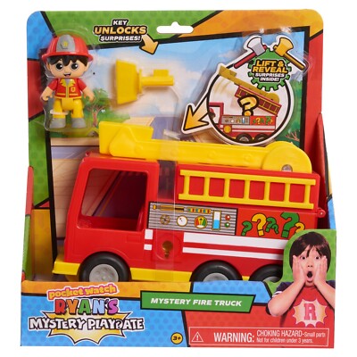 Ryan's World Mystery Fire Truck includes One Ryan Figure