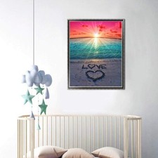 DIY 5D Diamond Painting Beach by Number Kits - Painting Cross Stitch Full Drill