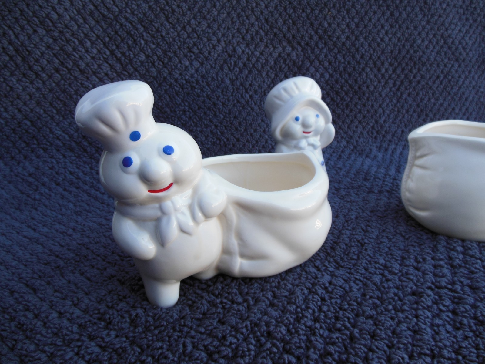 Pillsbury Co 1988 Creamer Sponge Holder Salt Shaker Dough Boy Girl eBay