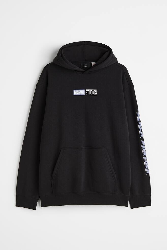 Men's H&M Marvel Studios Black Panther Relaxed Fit Sweatshirt