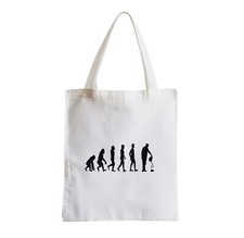 Sac en Tissu Histoire de l'humanité - Evolution Jardinage Nature Plante Fleur