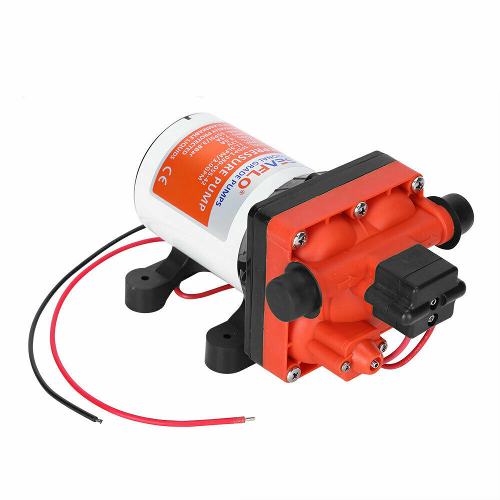 Caravan RV Moterhome Boat Water Pump 55PSI Pressure 12V High Flow